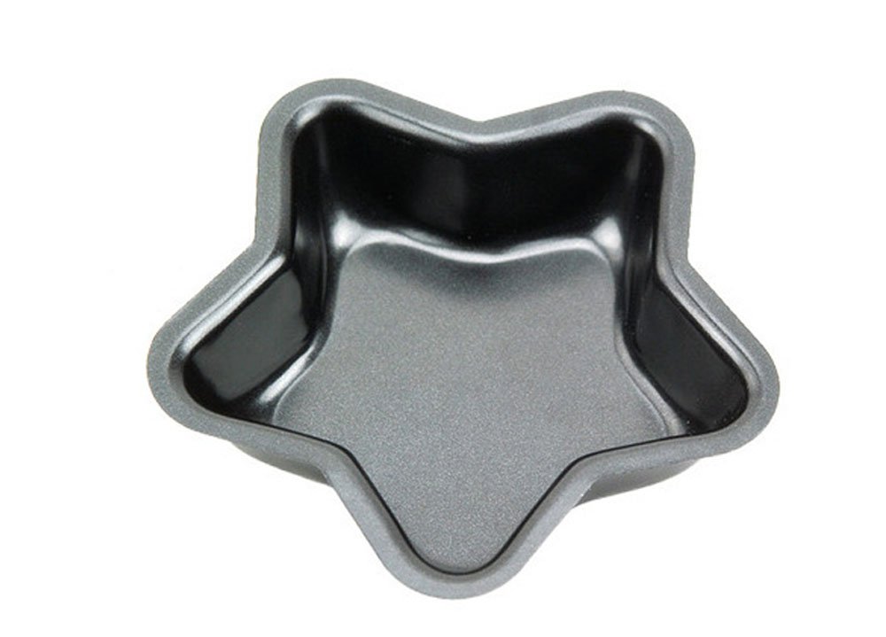 3 Pack Mini Nonstick Pie Pans - Star Shaped Tart Molds for Baking Tarts, Cupcakes, Cheesecakes & Bread | Dishwasher Safe Baking Tins | Perfect for Holiday Desserts, Party Treats & Home Baking