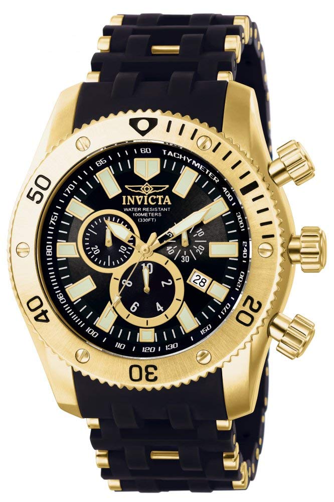 Invicta Sea Spider Men's Stainless Steel Quartz Watch - 50mm Water Resistant Diver Watch for Swimming, Diving & Outdoor Adventures