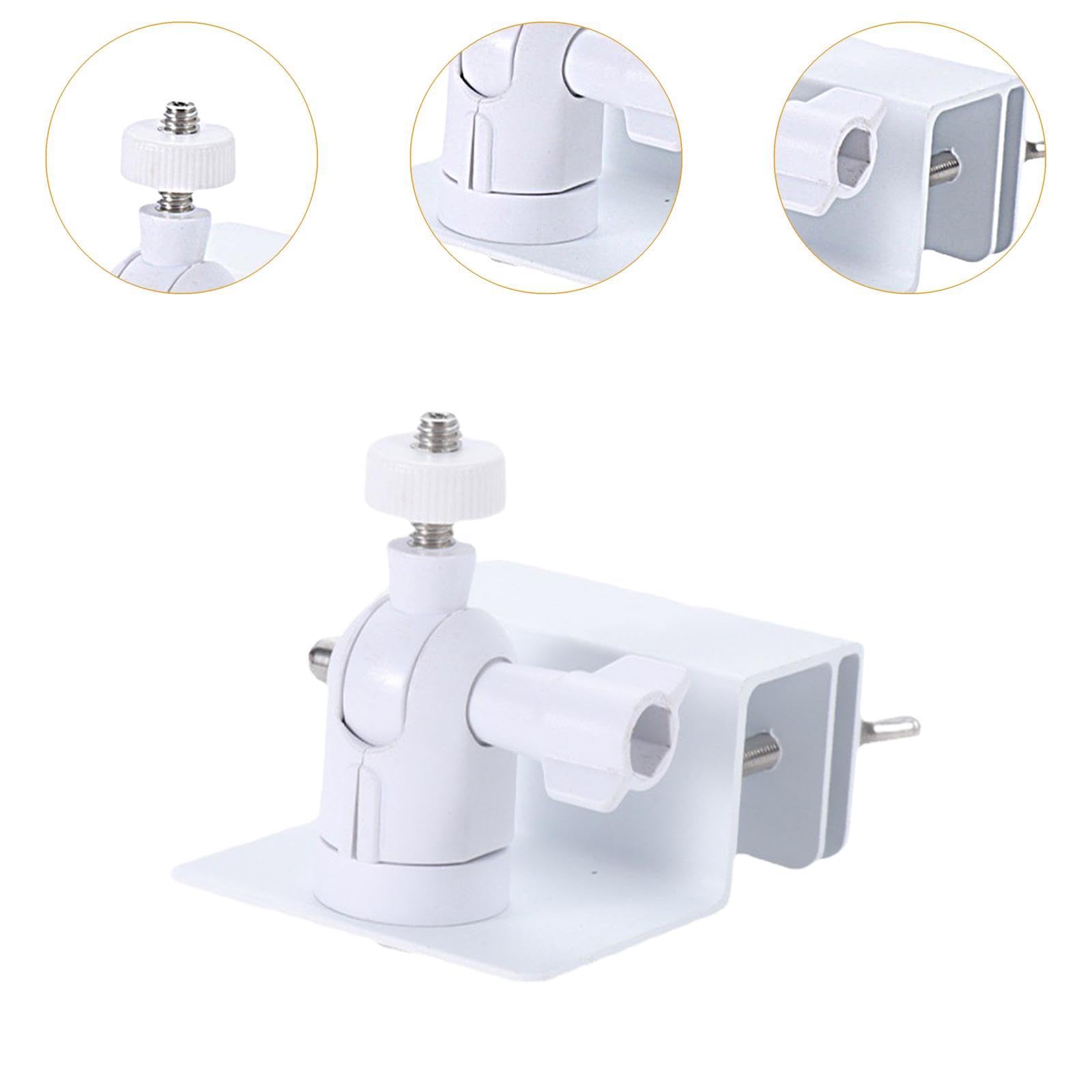 Sturdy Weatherproof Aluminum Alloy Gutter Mount Bracket for Solar Panels - Flexible Outdoor Mounting Accessory for Roof Installation (White) - Perfect for Home Solar Energy Systems & Off-Grid Power Solutions