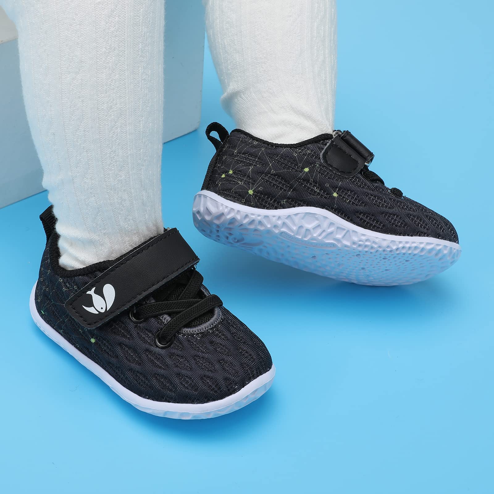 FEETCITY Baby Sneakers for Boys & Girls - Soft Sole First Walking Shoes for Infants & Toddlers - Non-Slip Crib Shoes for Newborns - Perfect for Indoor Play, Outdoor Adventures & Special Occasions