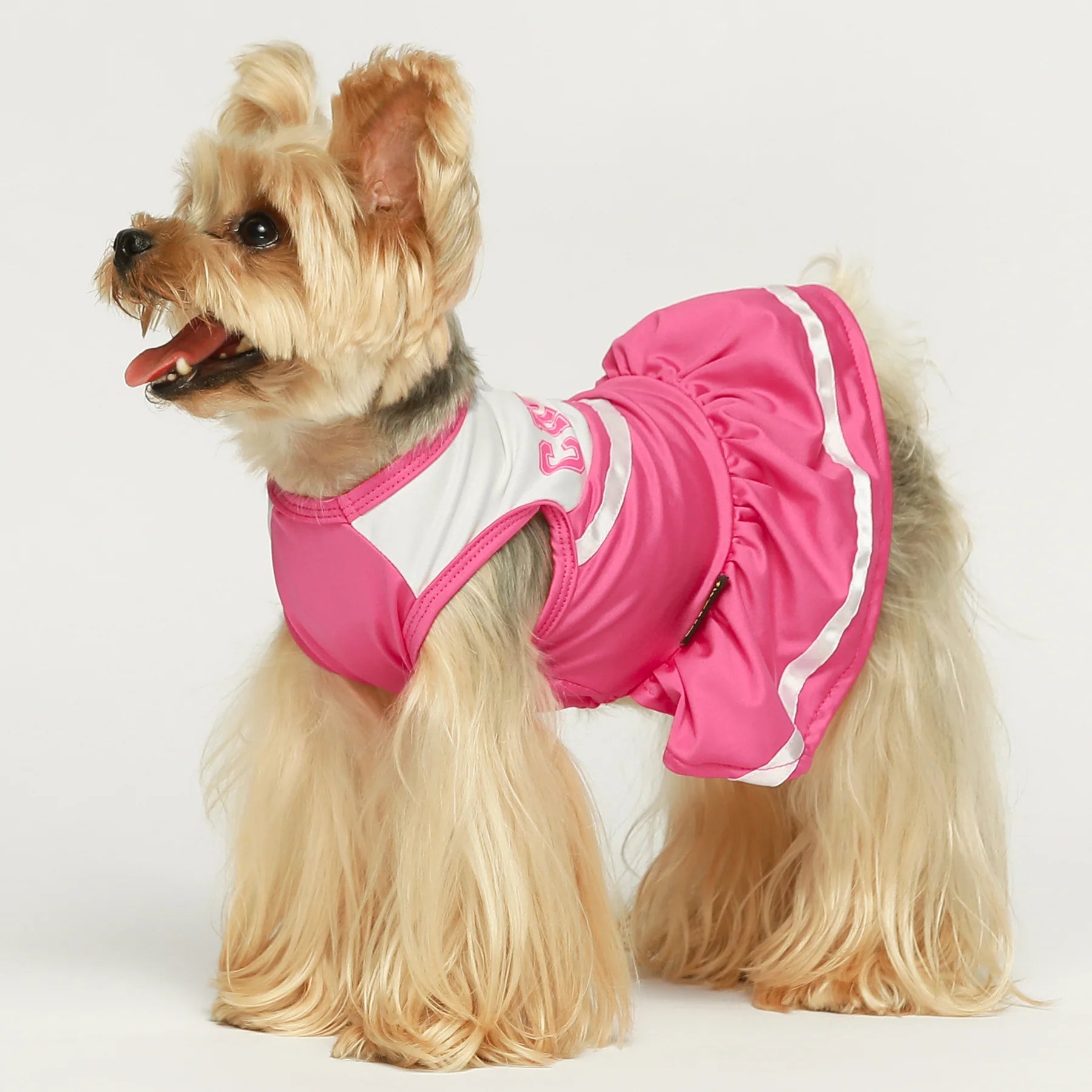 Cheerleader Costume in Pink - Cheerleading Uniform for Women & Girls - Perfect for Halloween, Cosplay, and Sports Events