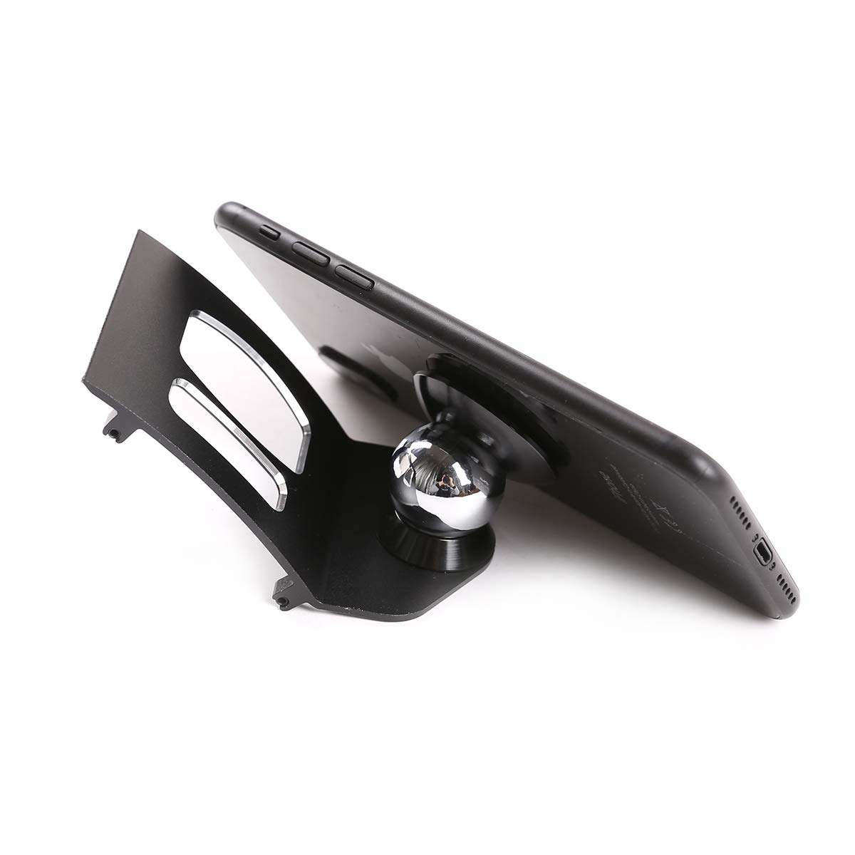 BMW X3 X4 F25 F26 2010-2016 Aluminum Alloy Car Phone Mount - 3 Colors (Black) - Universal Air Vent Phone Holder for Navigation & Hands-Free Driving - Perfect for Road Trips & Daily Commutes