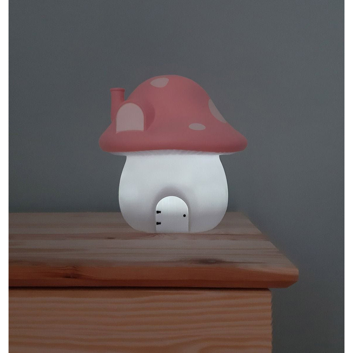 Enchanted Mushroom Night Light for Kids - Fairy House LED Lamp for Bedroom, Nursery, or Playroom - Perfect for Bedtime Stories & Magical Decor