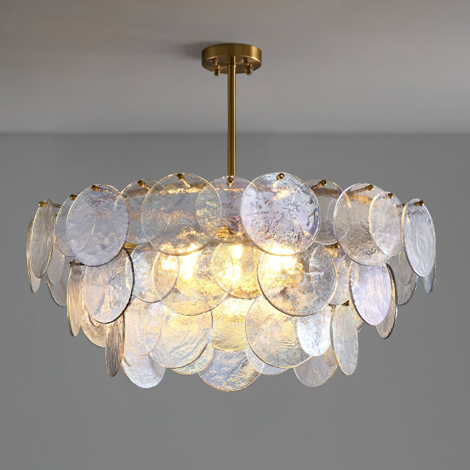 Elegant Ariel Crystal Chandelier - Modern Ceiling Light Fixture for Dining Room, Living Room & Bedroom Decor