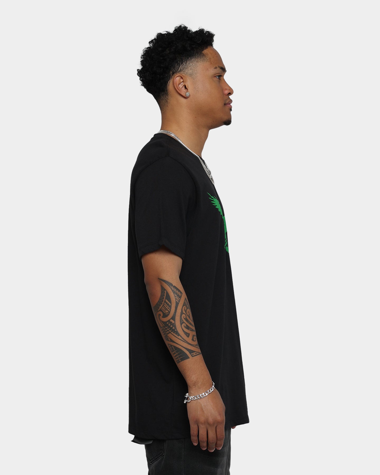 47 Brand Philadelphia Eagles Imprint Super Rival T-Shirt for Men - Jet Black NFL Fan Gear for Game Day & Casual Wear