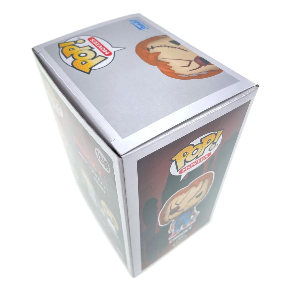 Chucky Funko Pop #1249 Signed by Ed Gale, Alex Vincent & Edan Gross - JSA COA Authenticated - Horror Movie Collectible for Fans & Display