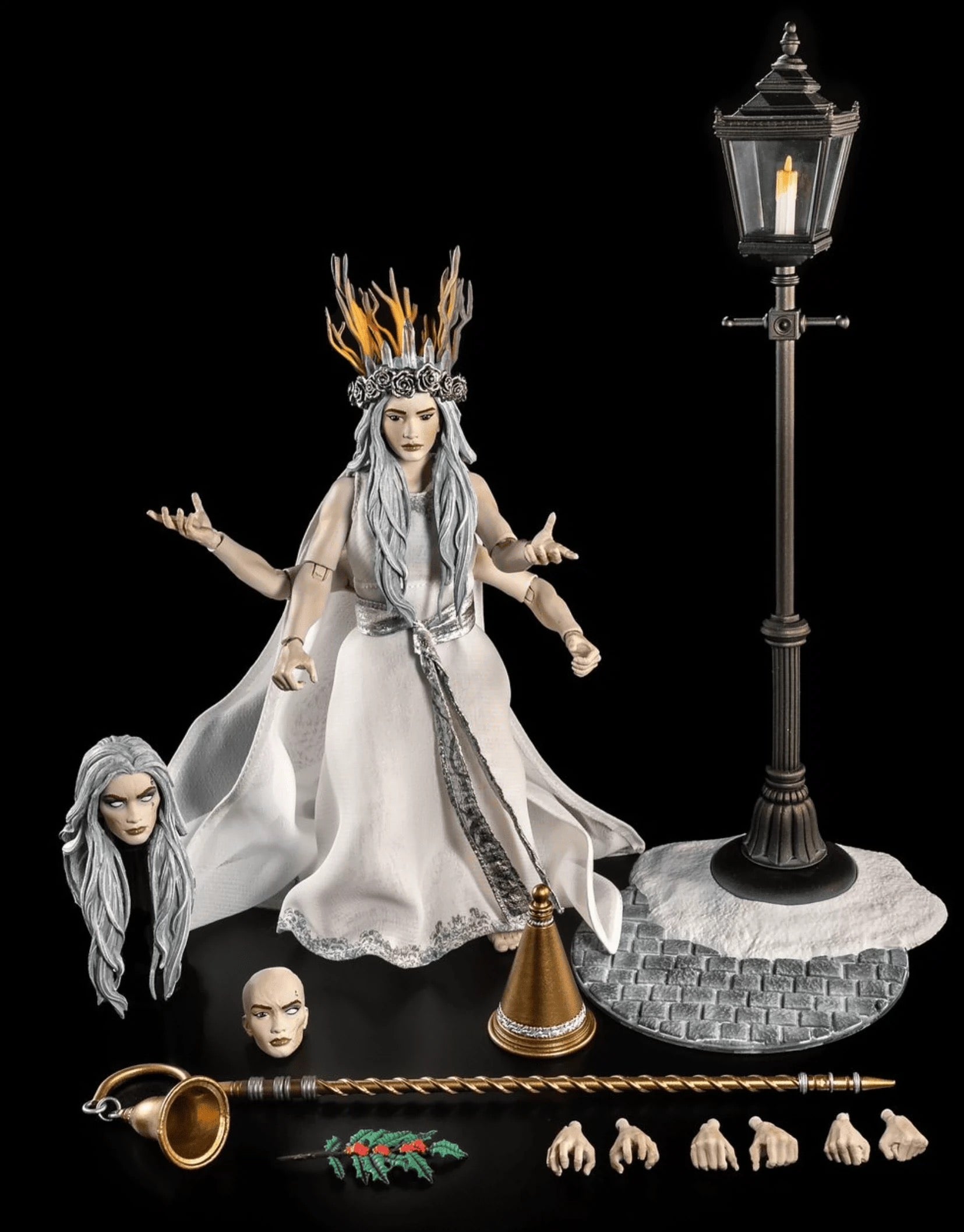 Mythic Legions 1/12 Scale 6-Inch Action Figure - The Ghost of Christmas Past by Four Horsemen Studios | Collectible Figura Obscura Series | Perfect for Holiday Displays & Fantasy Collectors