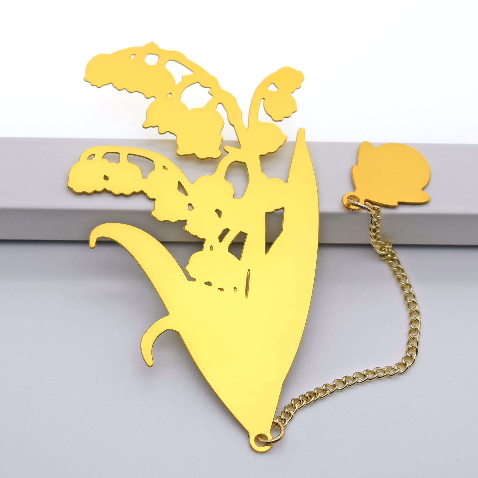 BLBMH 3-in-1 Metal Flower Bookmark Set - Elegant Lily of The Valley Design, Perfect Birthday Gift for Women, Girls, Mothers & Teachers - Ideal for Book Lovers, Readers & Graduation Gifts - Great for Reading, Journaling & Book Club Accessories