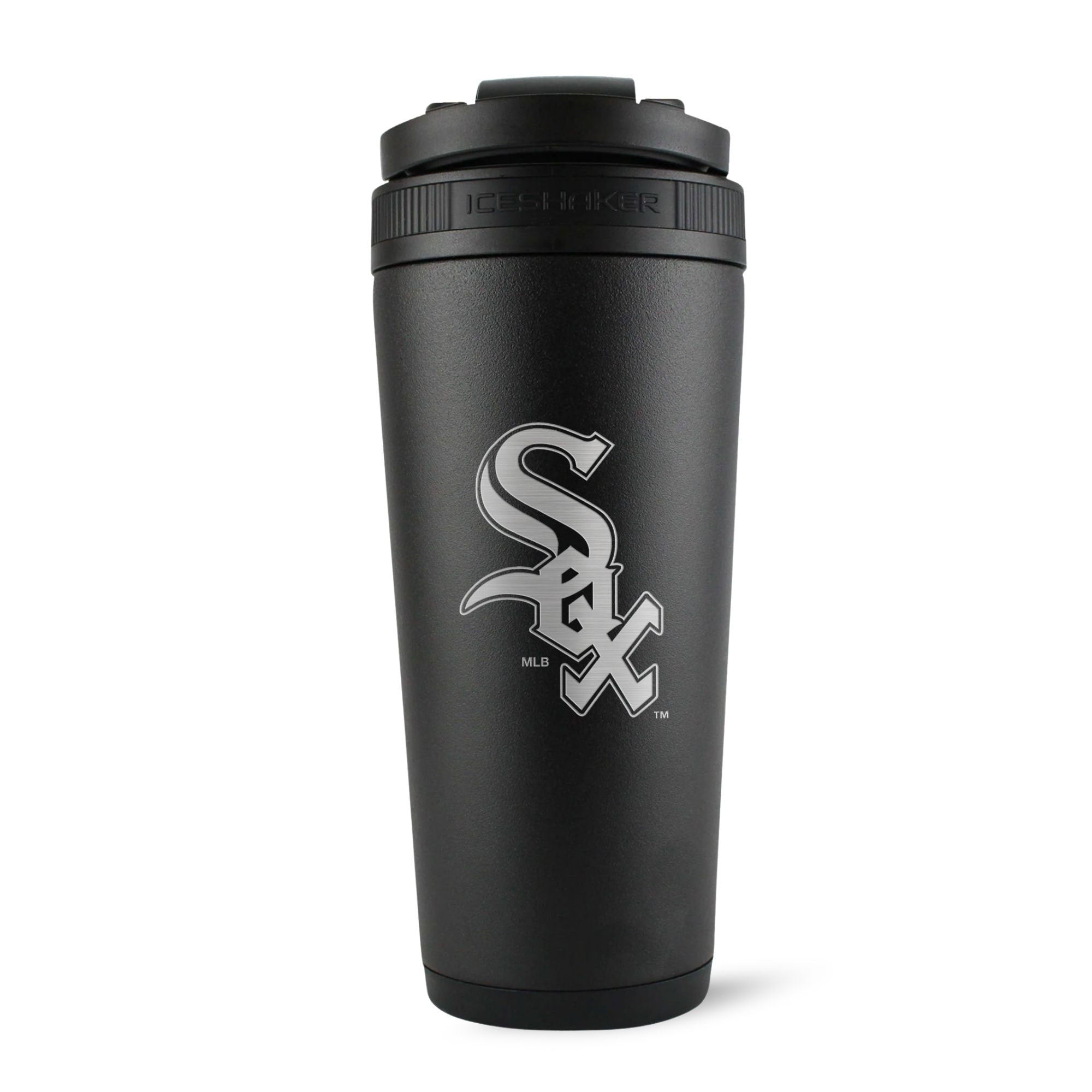 Official Chicago White Sox 26oz Insulated Stainless Steel Water Bottle - Black - Perfect for Gym, Sports & Outdoor Activities