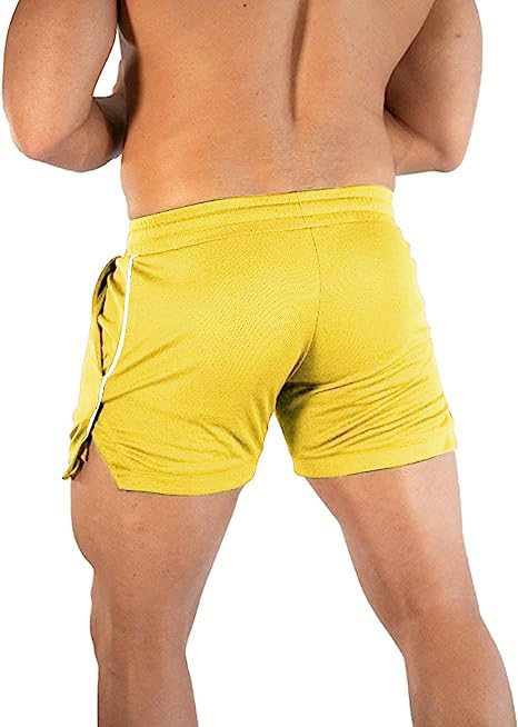 EVERWORTH Men's 5 Inch Workout Shorts - Gym Running Athletic Shorts for Bodybuilding & Casual Wear | Lightweight Breathable Quick-Dry Training Shorts for Men's Fitness, Jogging & Summer Activities