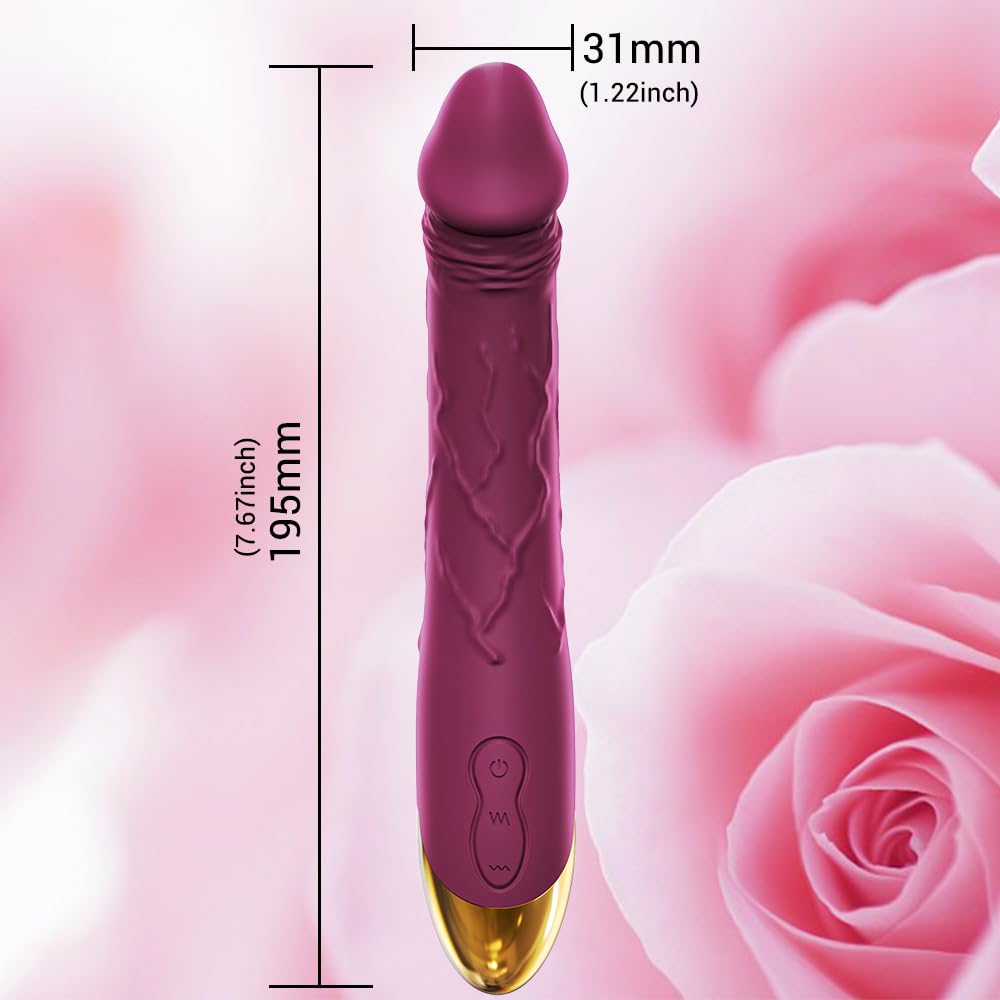 MEILEML Realistic Vibrating Sex Toys for Women & Men - 10 Powerful Modes, Clitoral Stimulator, Couples Adult Toys for Enhanced Pleasure | Perfect for Romantic Nights & Solo Play