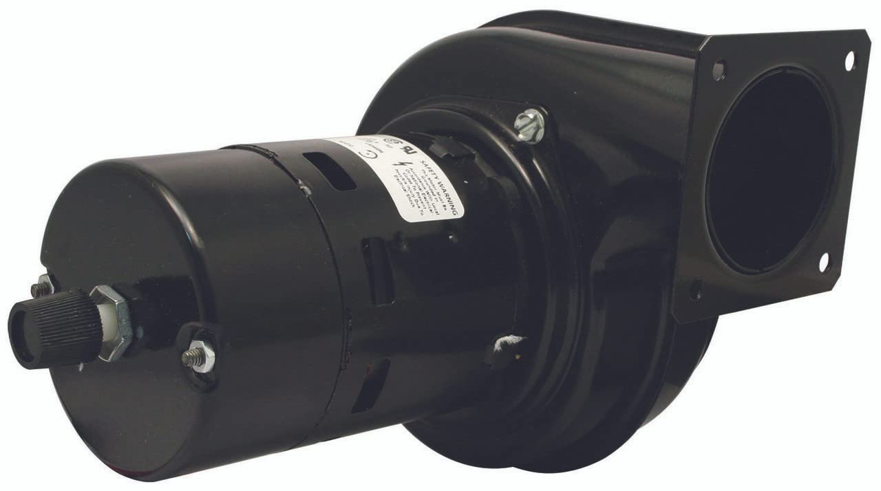 Newmac 115 Volt Oil & Wood Furnace Blower (Model 2040001, #R7-RB33) - High Efficiency Heating for Home, Workshop & Garage Use