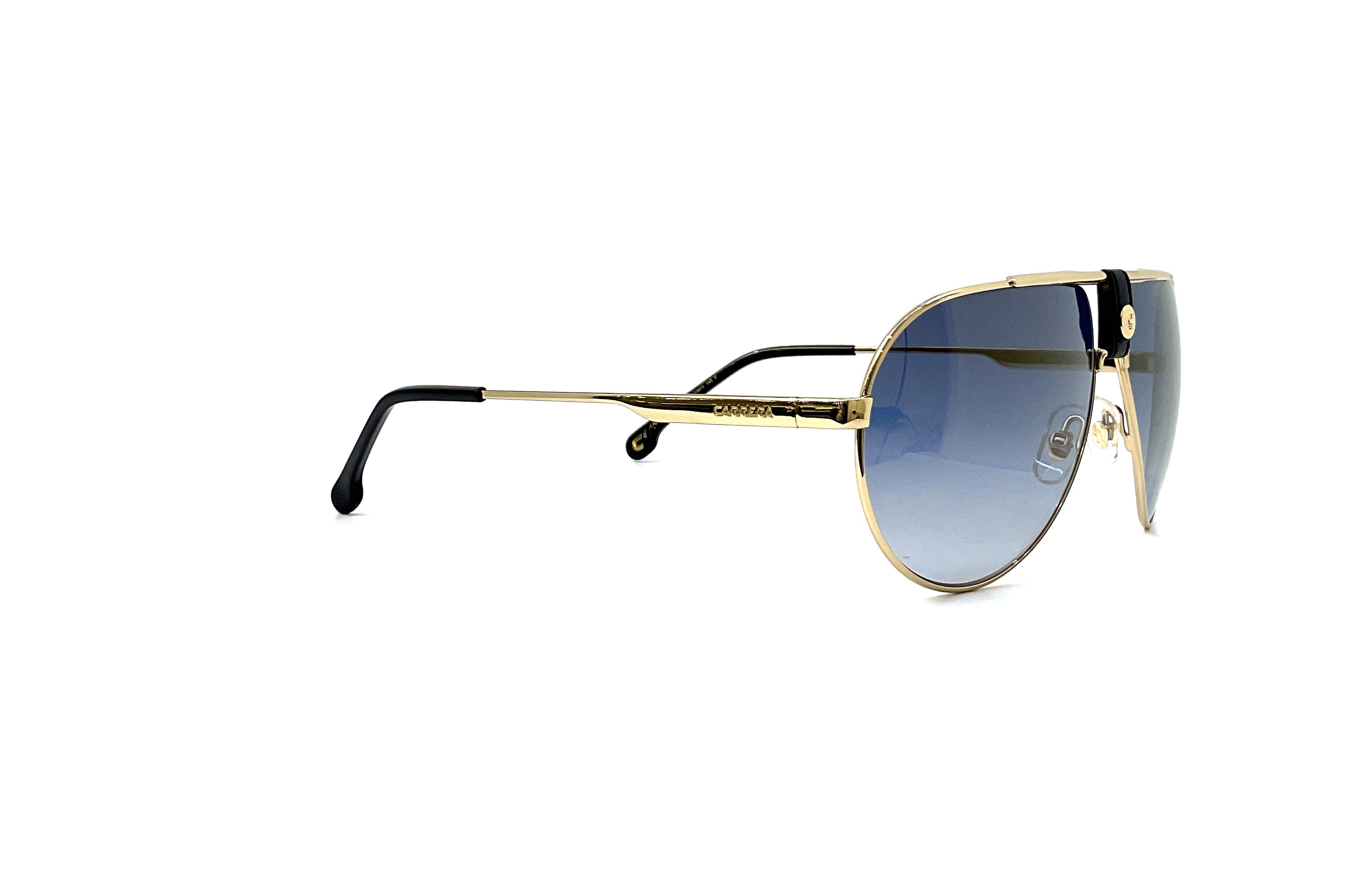 Carrera 1033/S Black Gold Sunglasses - Polarized UV Protection for Men & Women - Perfect for Driving, Running, and Outdoor Activities