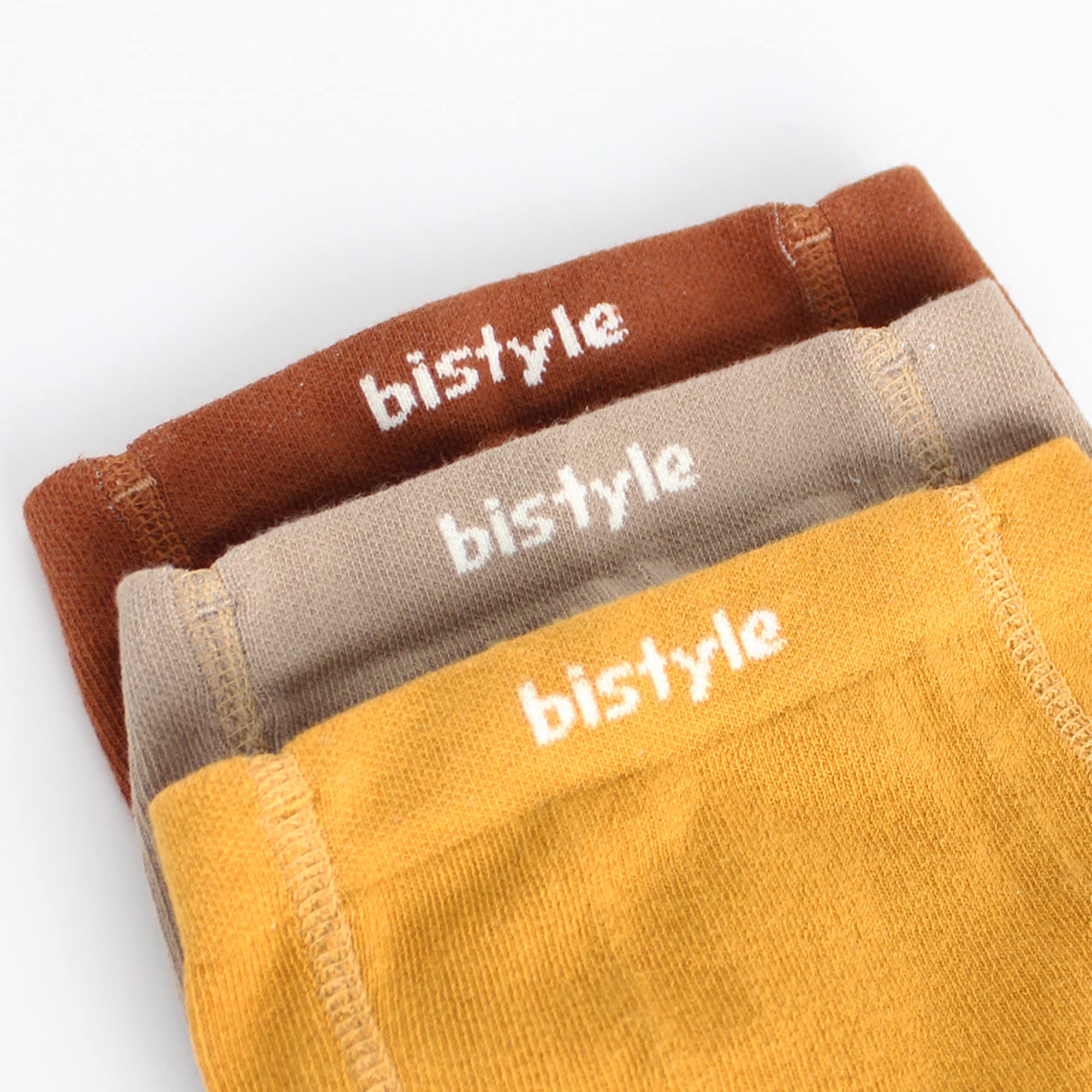 Bistyle Baby Girls Tights - 3 Pack Thick Warm Leggings | Soft Organic Cotton Stockings for Newborn, Infant & Toddler | Perfect for Winter, Playtime & Everyday Comfort