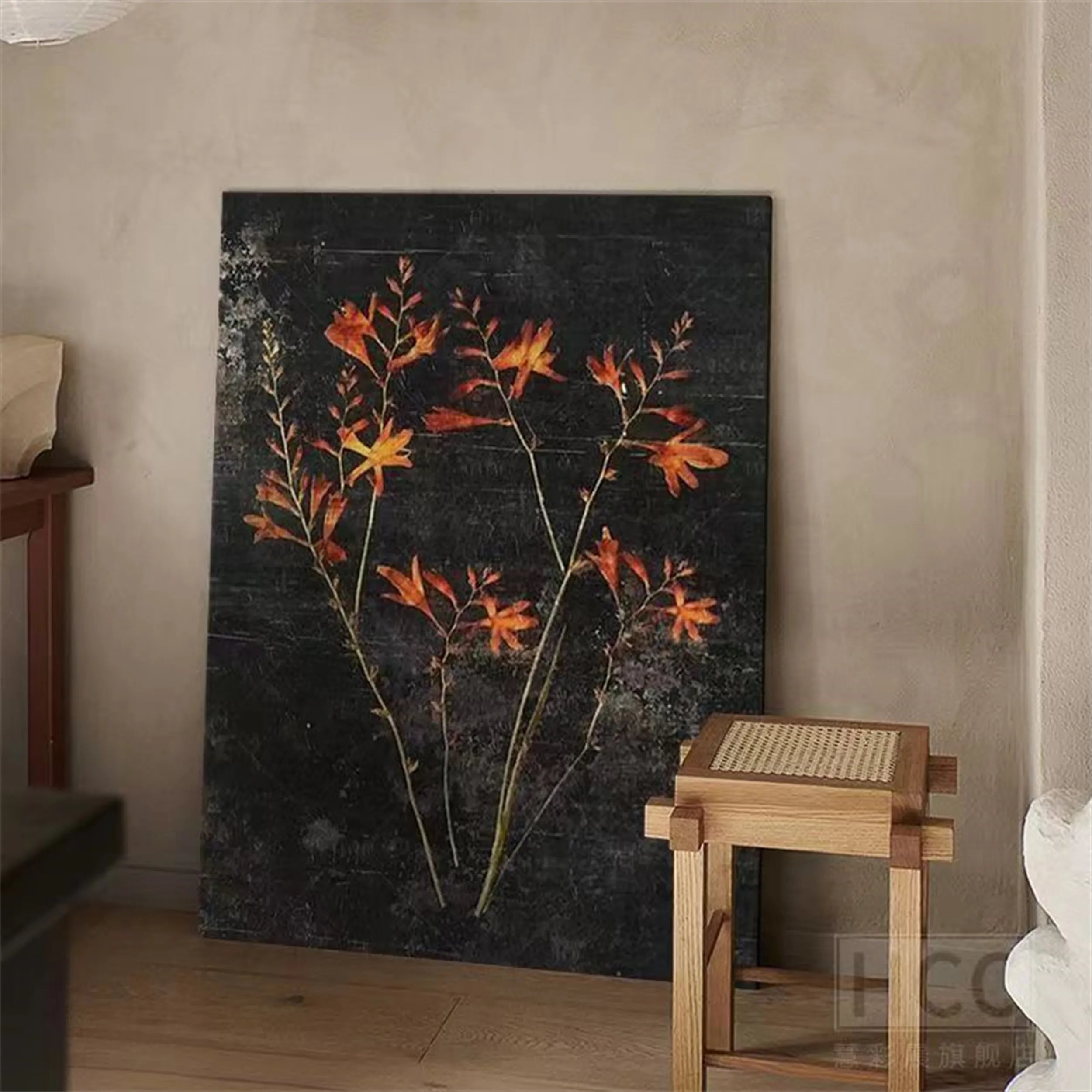Flower and Tree Painting #FT 061 - Handmade Canvas Wall Art for Home & Office Decor | Perfect for Living Room, Bedroom, or Gift
