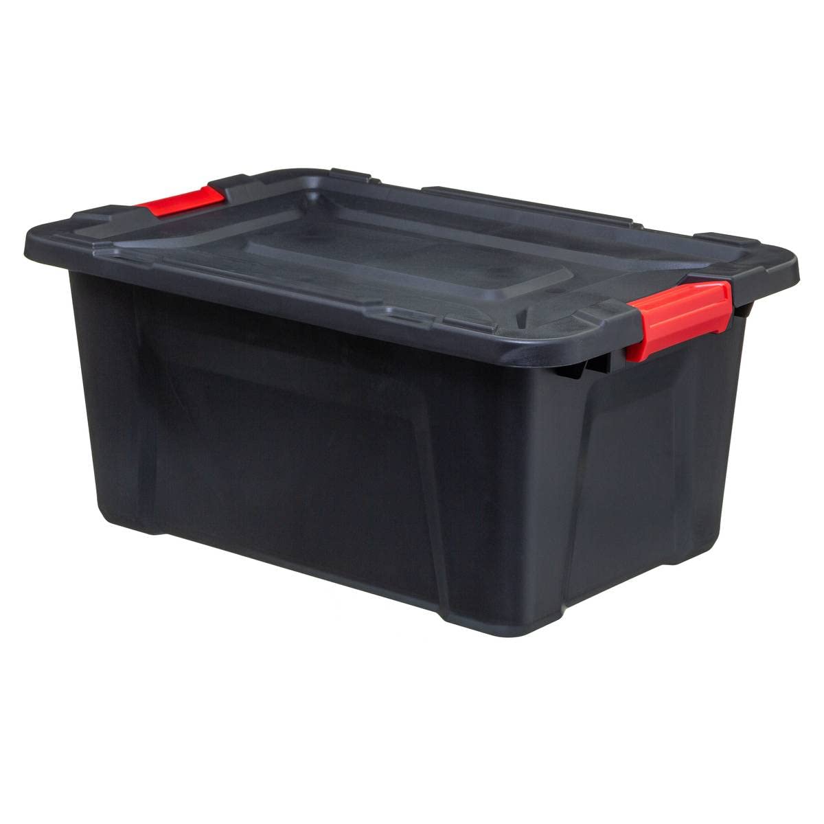 Five Store N Lock 55L Storage Box - Durable Plastic Organizer for Home, Garage & Office | Space-Saving Stackable Design