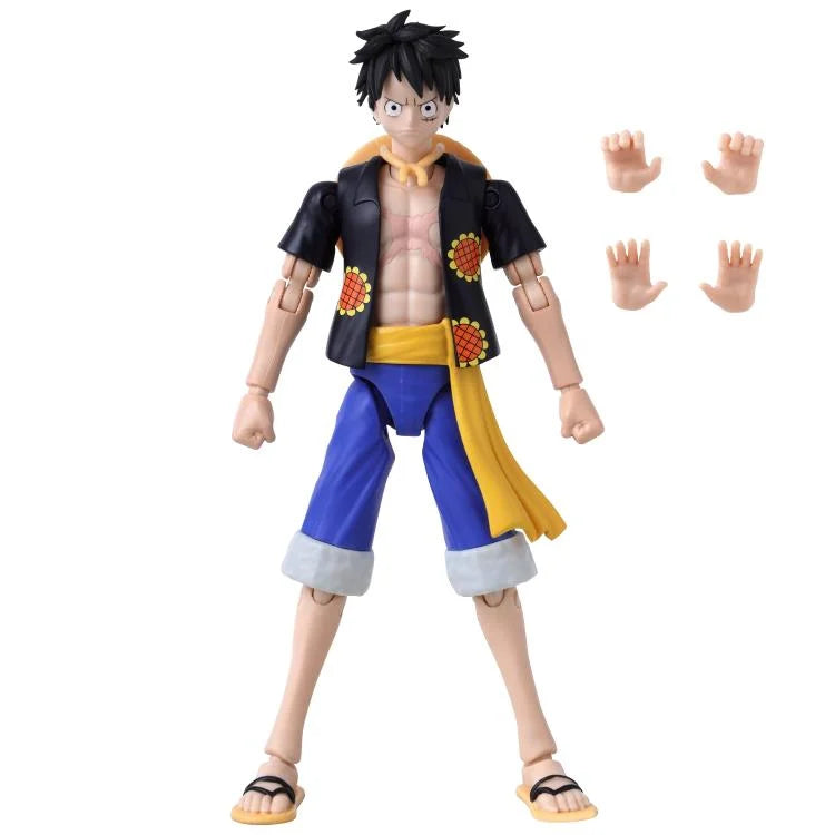 One Piece Anime Figure - Monkey D. Luffy Dressrosa Version Collectible Action Figure | Perfect for Anime Fans, Gift for One Piece Lovers, and Home/Office Decoration