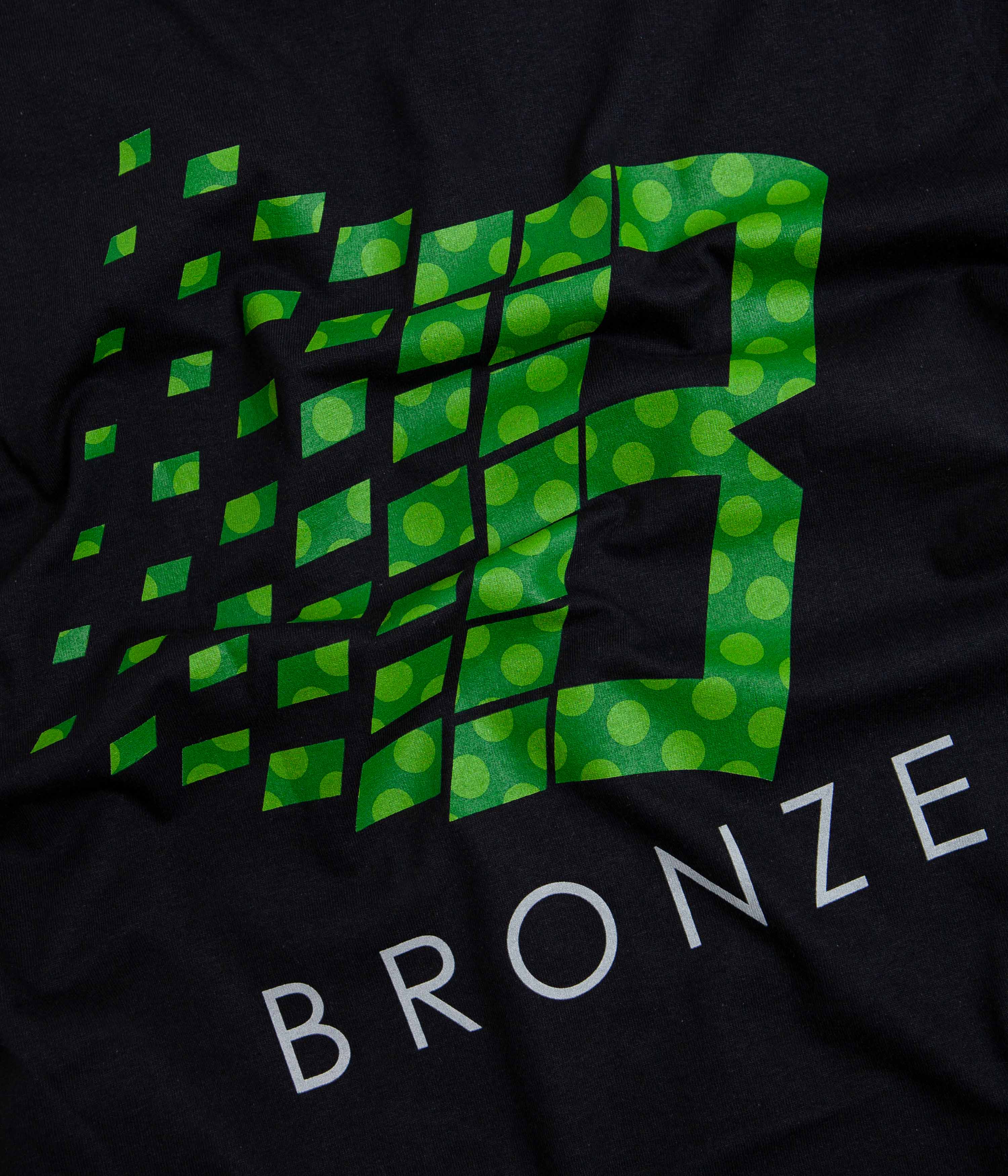 Bronze 56K Polka Dot Logo T-Shirt - Black | Vintage Graphic Tee for Men & Women | Perfect for Casual Wear, Concerts & Retro Fashion