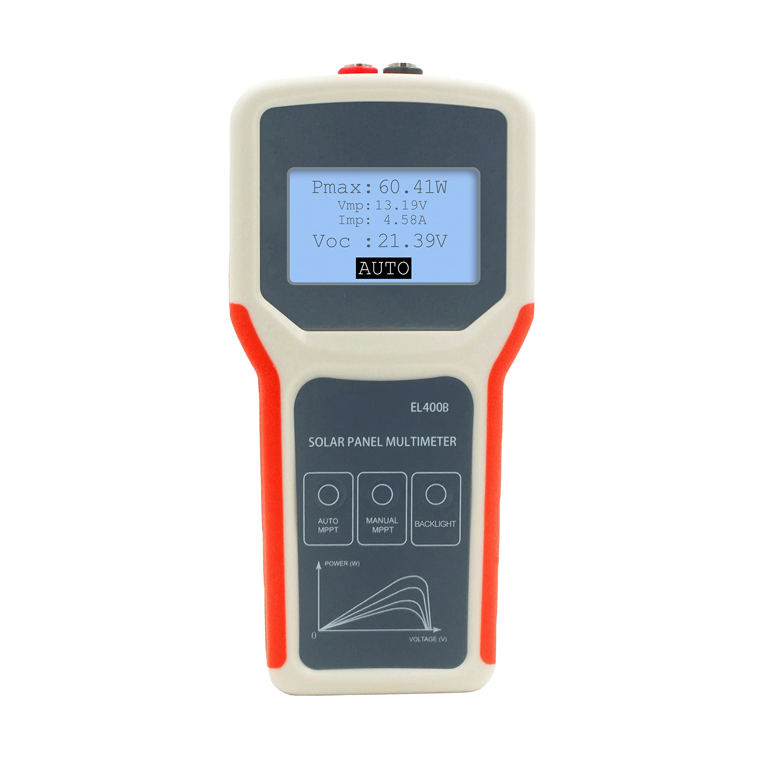 DDARKHORSE Solar Panel MPPT Tester - Photovoltaic Panel Multimeter with VOC Testing, Open Circuit Voltage Meter for Solar System Troubleshooting (EL400B) - Ideal for Solar Panel Installation, Maintenance & Performance Testing