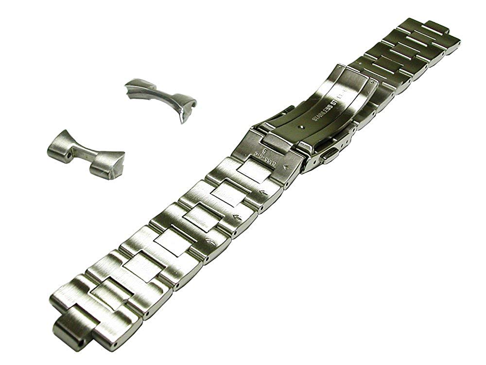 SEIKO 20MM Stainless Steel Watch Band Bracelet D385AG - Replacement Strap for SEIKO Watches | Perfect for Dress, Business & Casual Wear