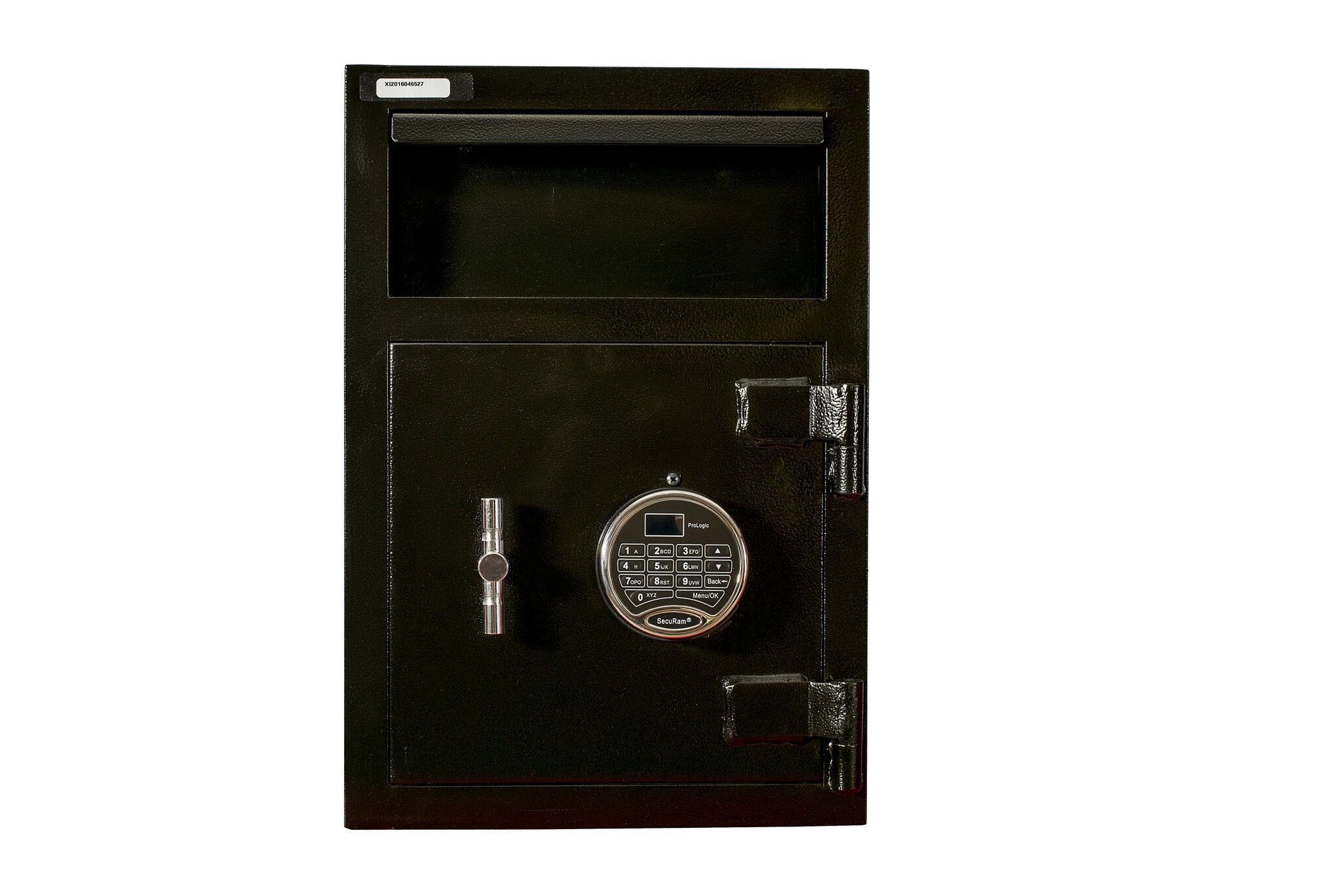 Cennox MB2014 FK1 High Security Depository Safe - Heavy Duty Cash Drop Box for Banks, Retail Stores & Offices - Fireproof & Anti-Theft Safe Box with Key Lock
