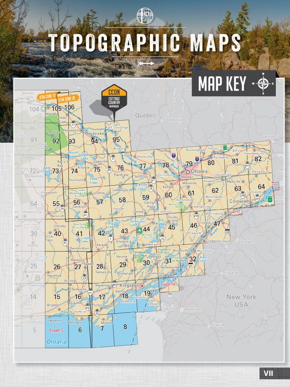 Backroad Mapbooks Cottage Country Ontario 7th Edition - Detailed Travel Maps for Outdoor Adventures, Hiking, and Camping in Ontario's Cottage Country