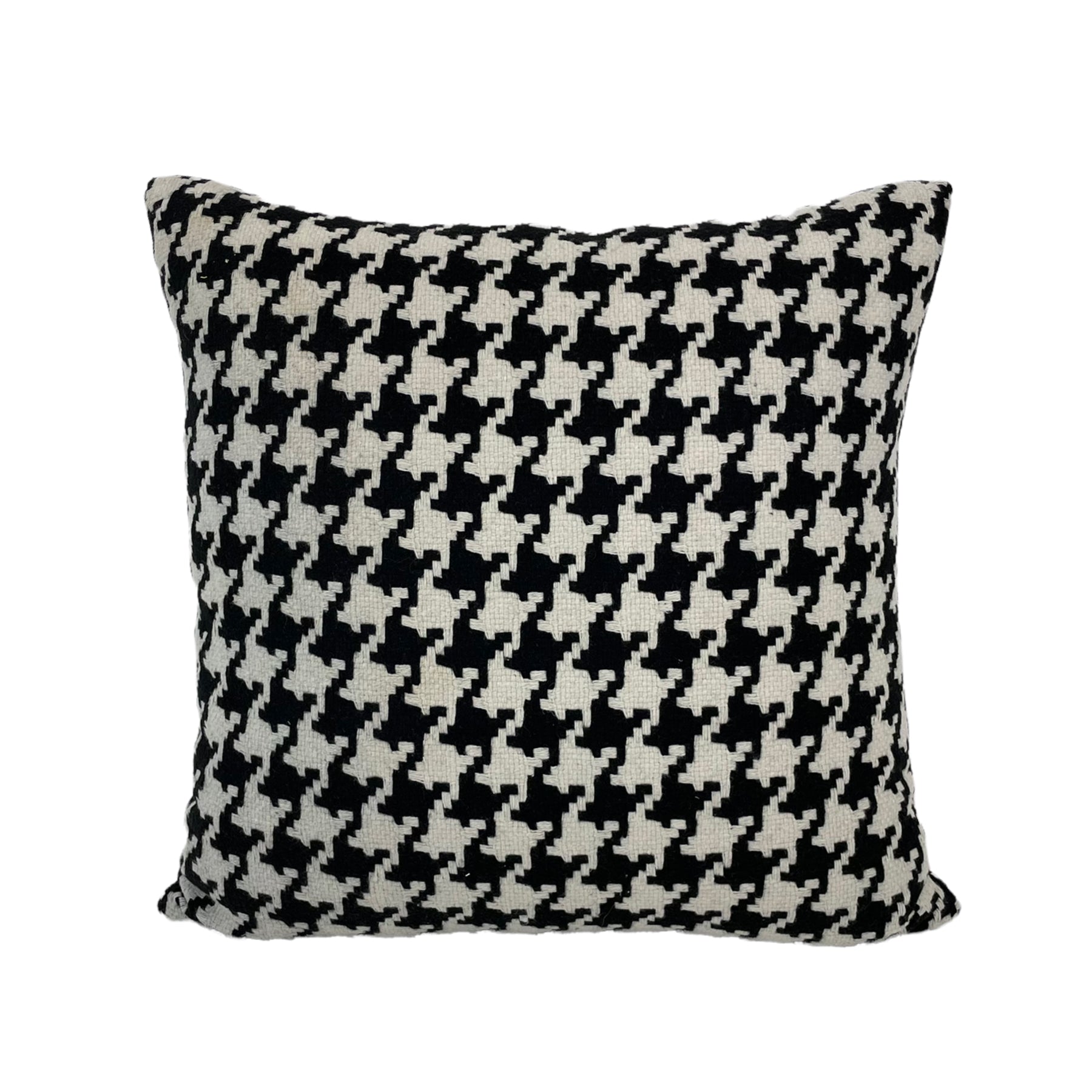 Houndstooth Pattern Decorative Throw Pillow 20x20 Inches - Stylish Home Decor for Living Room, Bedroom, or Office