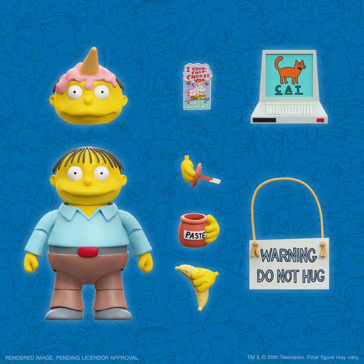 The Simpsons ULTIMATES! Ralph Wiggum Collectible Action Figure - 7-Inch Highly Detailed Toy for Fans & Collectors - Perfect for Display, Gifts, and The Simpsons Memorabilia Collection