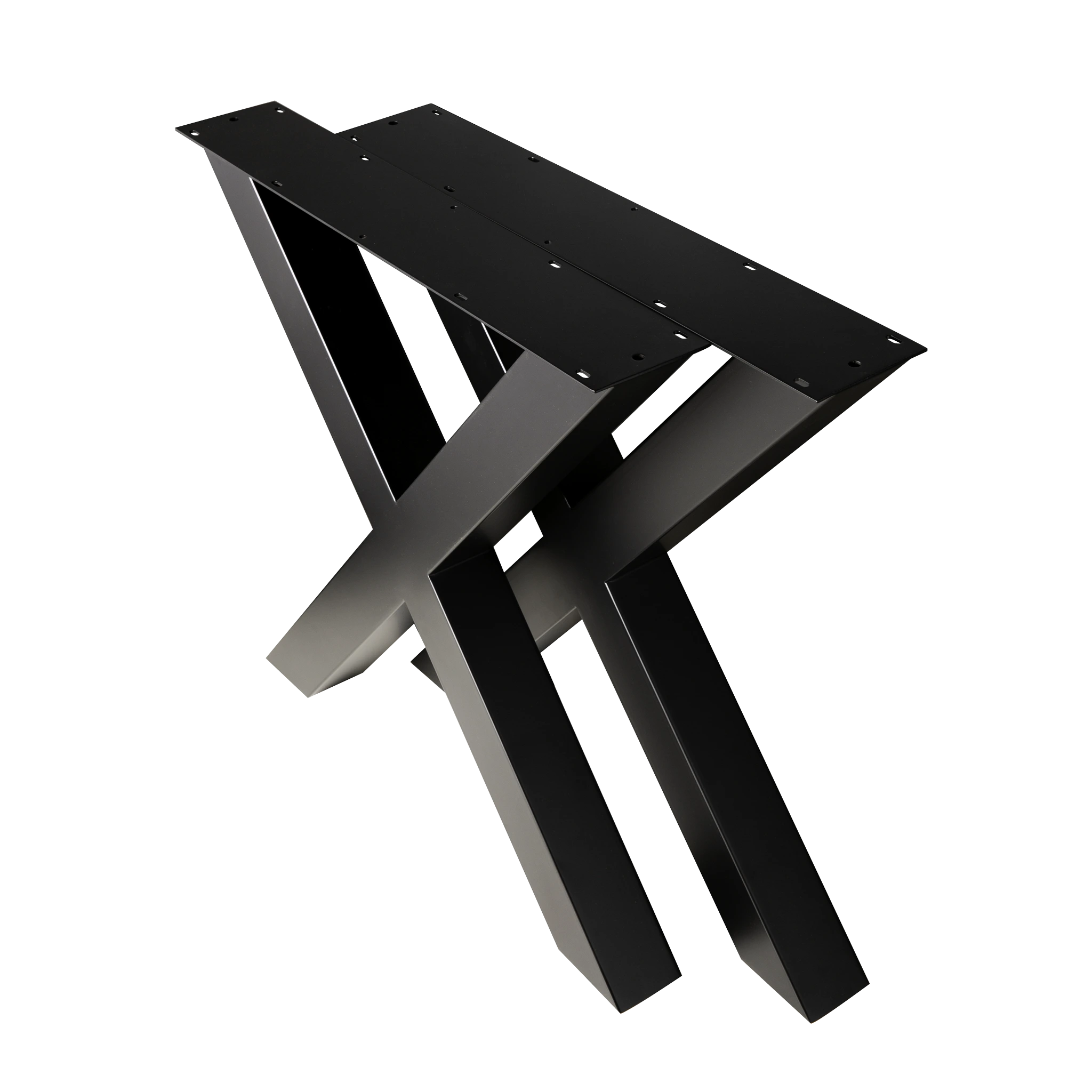 Heavy Duty 80x80mm Cross Dining Table Legs - 710x710x710mm for Sturdy Kitchen, Restaurant & Outdoor Furniture - Perfect for Farmhouse, Industrial & Modern Dining Tables