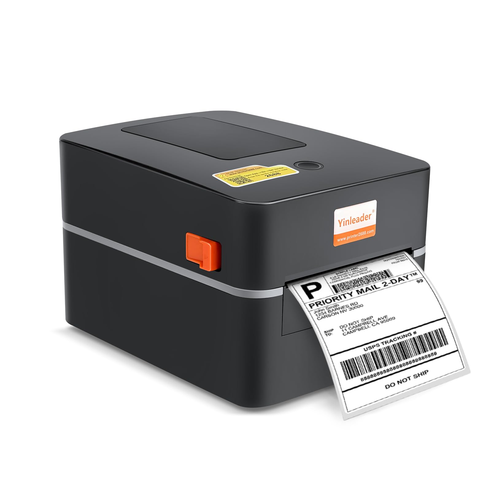 Yinleader 4x6 Thermal Label Printer for Shipping - USB Desktop Label Printer Compatible with Windows, Mac, ChromeOS | Works with Amazon, Etsy, eBay, Shopify | USPS, FedEx, DHL Shipping Labels | Perfect for E-commerce Sellers & Small Business Shipping Needs