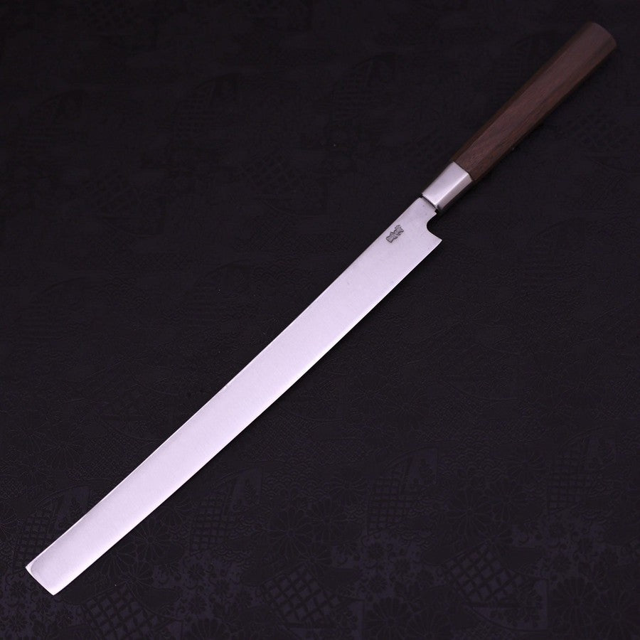 Premium Takohiki Sushi Knife - White Steel #1 Blade, 300mm with Walnut Handle - Perfect for Sushi Chefs & Japanese Cuisine Lovers