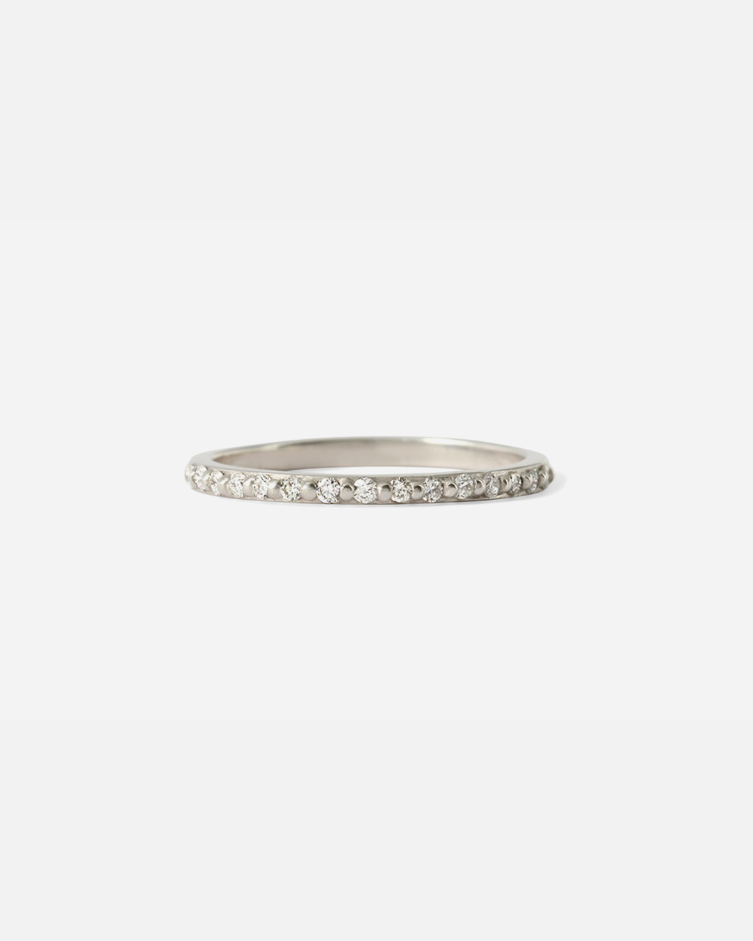 1.3mm Round White Diamond Ring for Women - 14K Gold Plated Wedding Band, Engagement Ring, Anniversary Gift - Perfect for Everyday Wear & Special Occasions