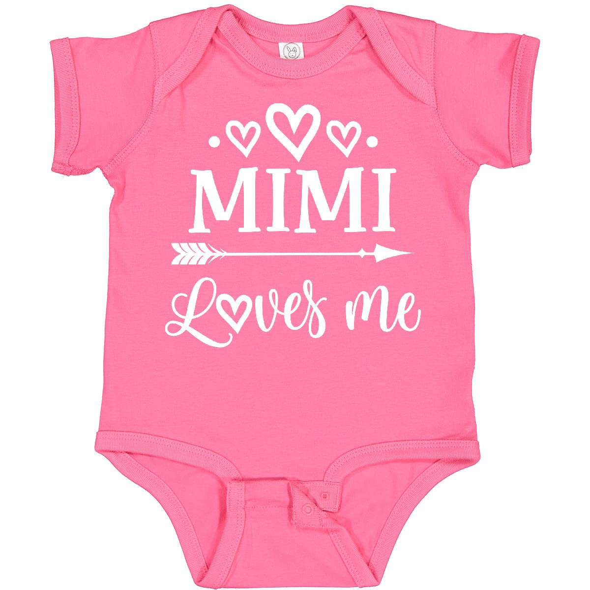 Inktastic Mimi Loves Me Baby Bodysuit - Cute & Soft Infant Onesie for Newborns & Toddlers - Perfect for Family Photos, Playdates & Everyday Wear