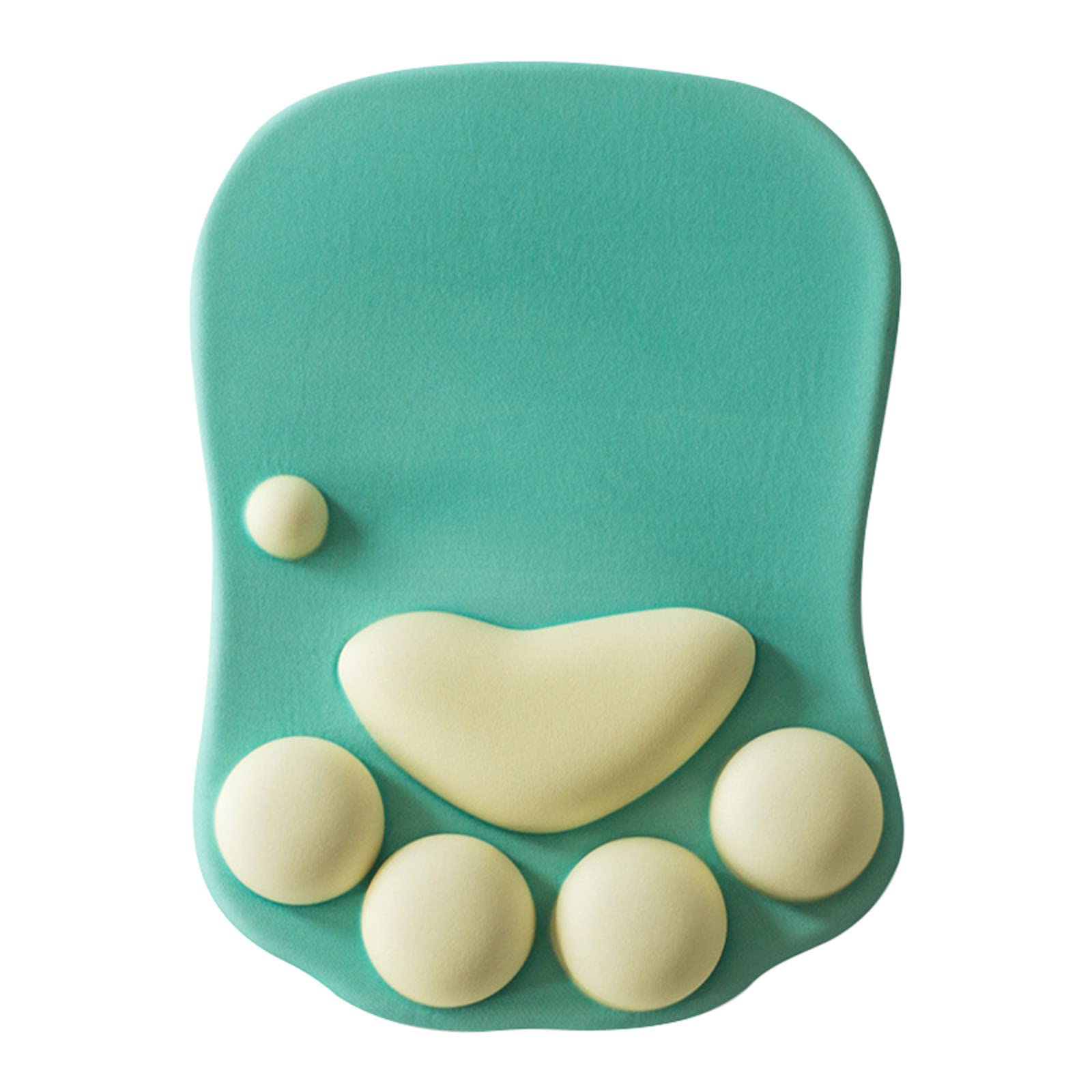 Yanvan 3D Mouse Pad - Soft Silicone Wrist Rest with Cute Cat Paw Design, Ergonomic Office Mouse Mat for Computer & Laptop - Perfect for Gaming, Work & Long Computer Sessions