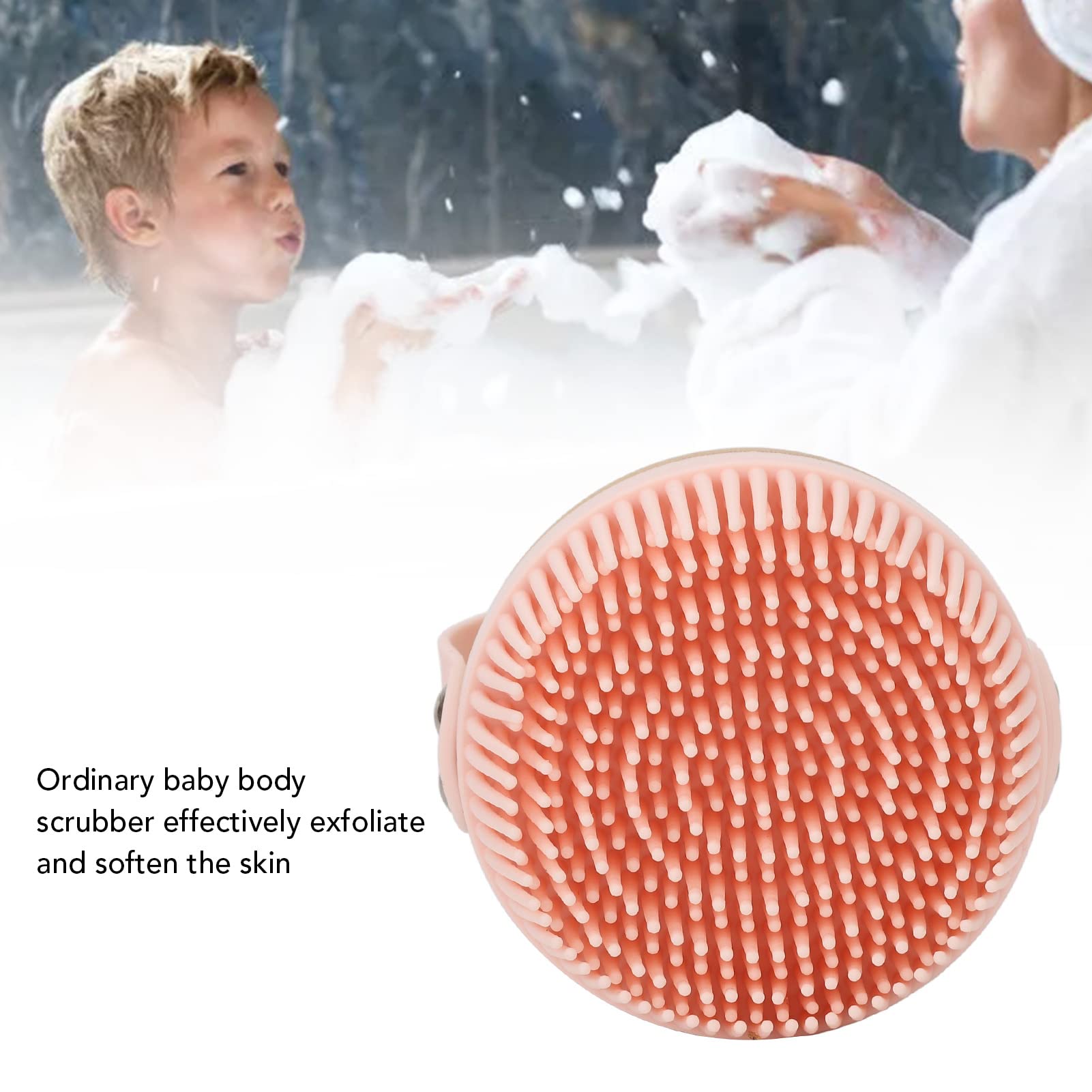 Silicone Body Scrubber & Scalp Massager - Exfoliating Shower Brush for All Skin Types | Bath & Spa Essential