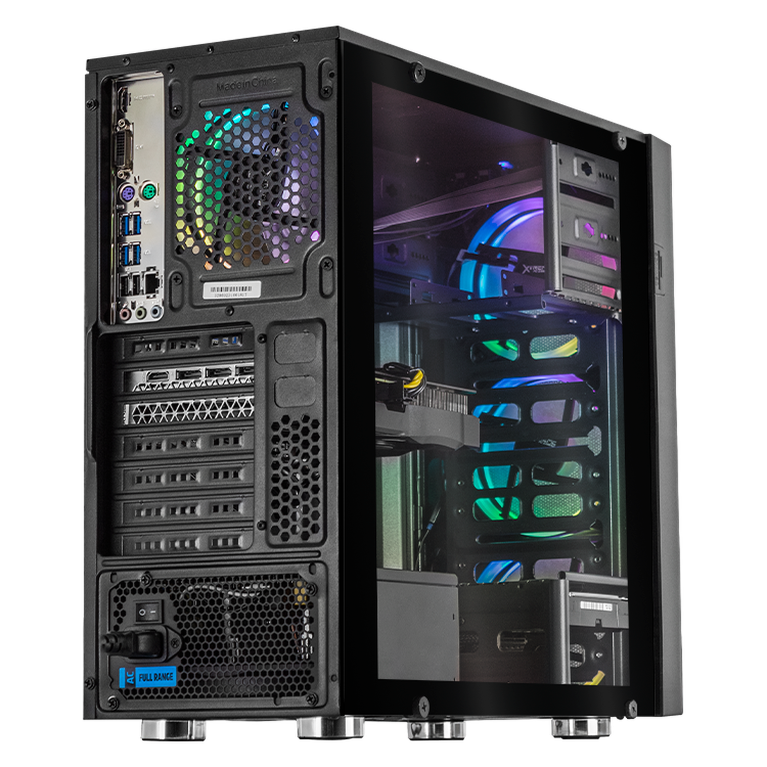 Xtreme Gaming PC with NVIDIA GeForce RTX 3060, AMD Ryzen 5 5600, 16GB RAM, 500GB SSD + 2TB HDD, 27
