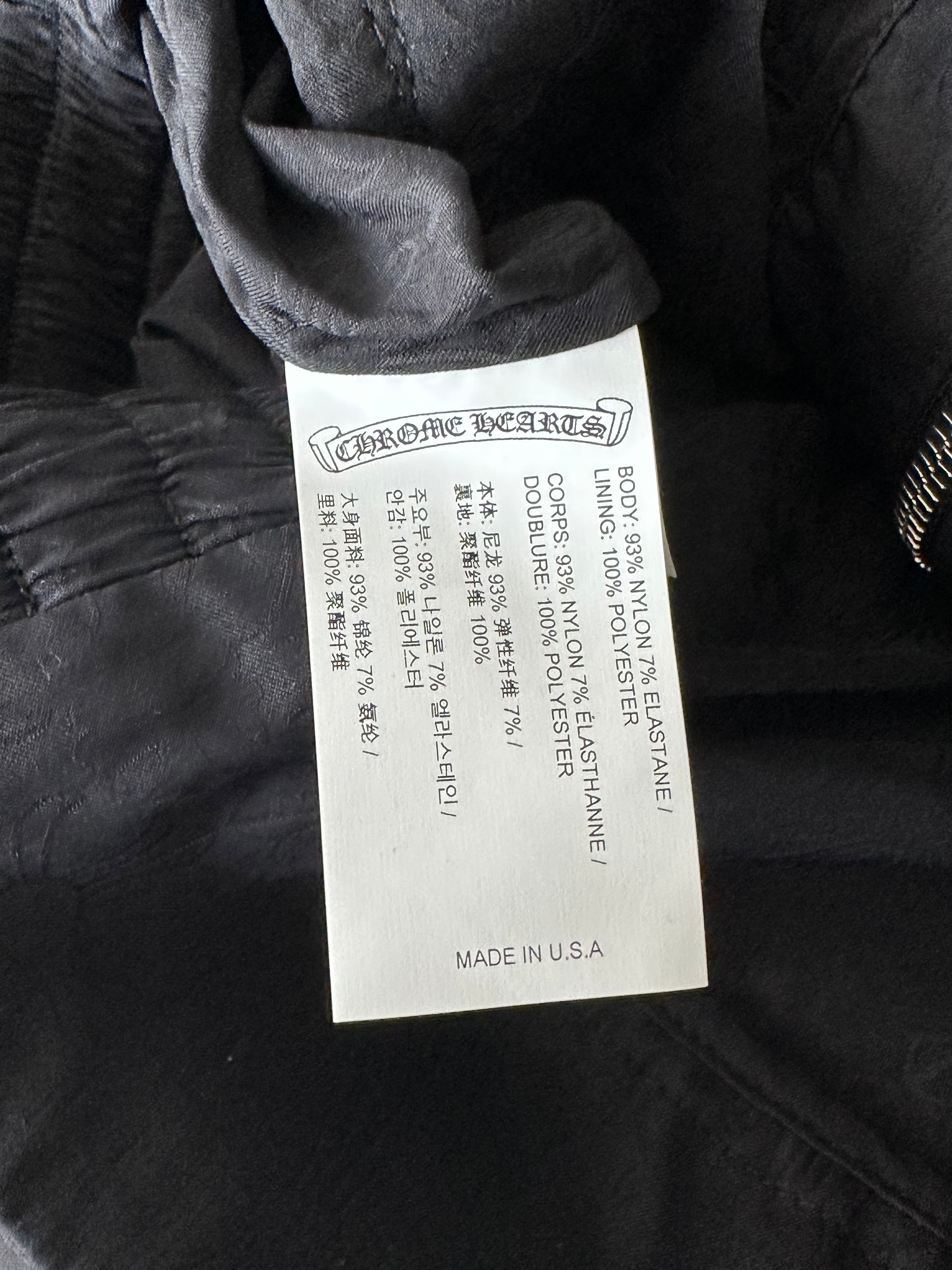 Chrome Hearts Black Cross Jacquard Match Point Windbreaker Jacket - Stylish Streetwear for Men & Women | Perfect for Casual Outings, Concerts & Urban Fashion