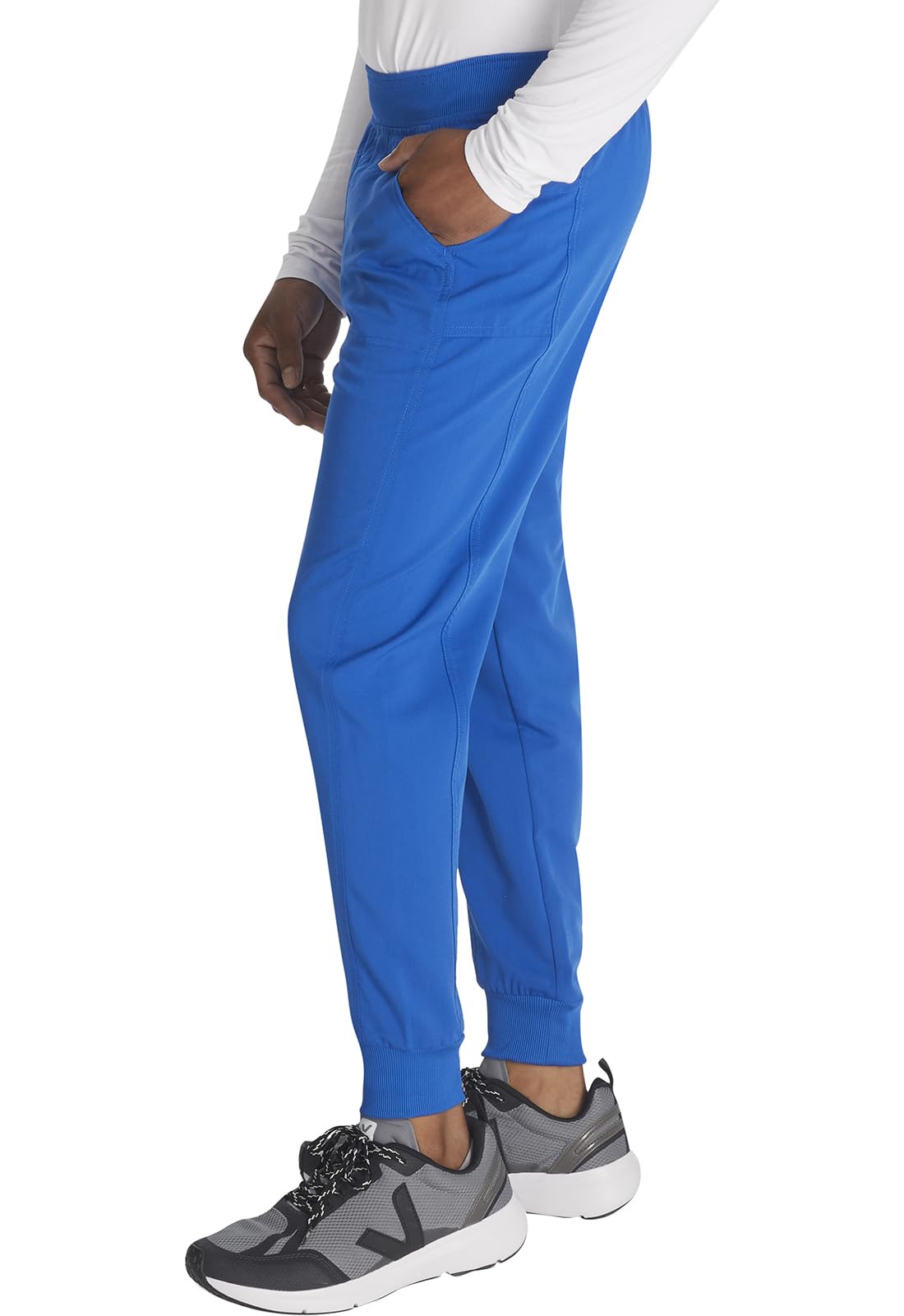 **Dickies Men's DK224 Mid-Rise Stretch Jogger Scrub Pants - Comfortable & Durable for Medical, Nursing, and Healthcare Professionals**