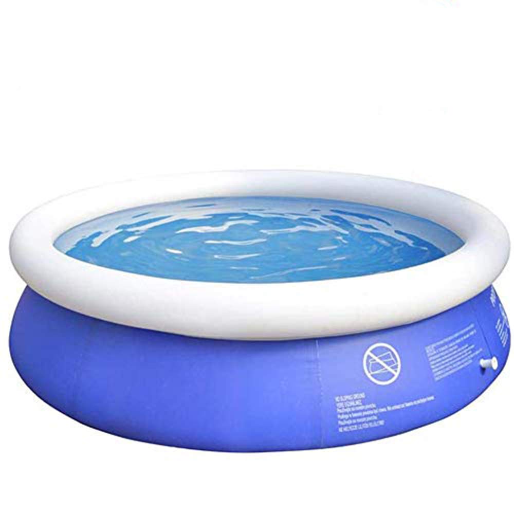 Best Inflatable Swimming Pool for Family - Large Easy Set Round Above Ground Pool, Thickened Durable Design for Kids & Adults, Perfect for Backyard, Garden, Indoor & Outdoor Water Fun