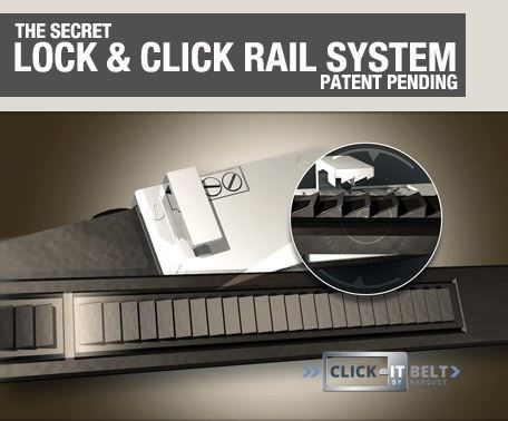 Click It Belt - Adjustable Ratcheting Belt for Men & Women - Perfect for Work, Travel & Outdoor Activities