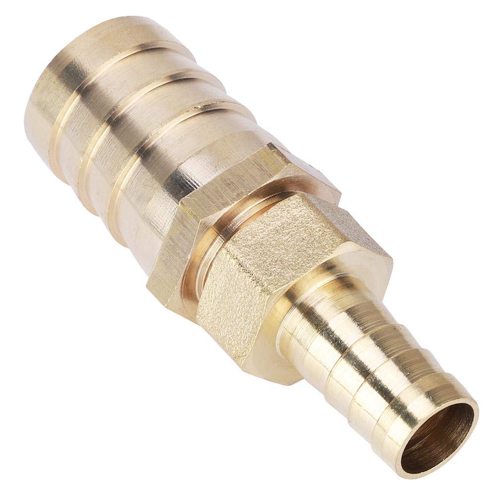Brass Hose Barb Connector 14-25mm for Pipe & Hose - Plumbing & Irrigation Tool