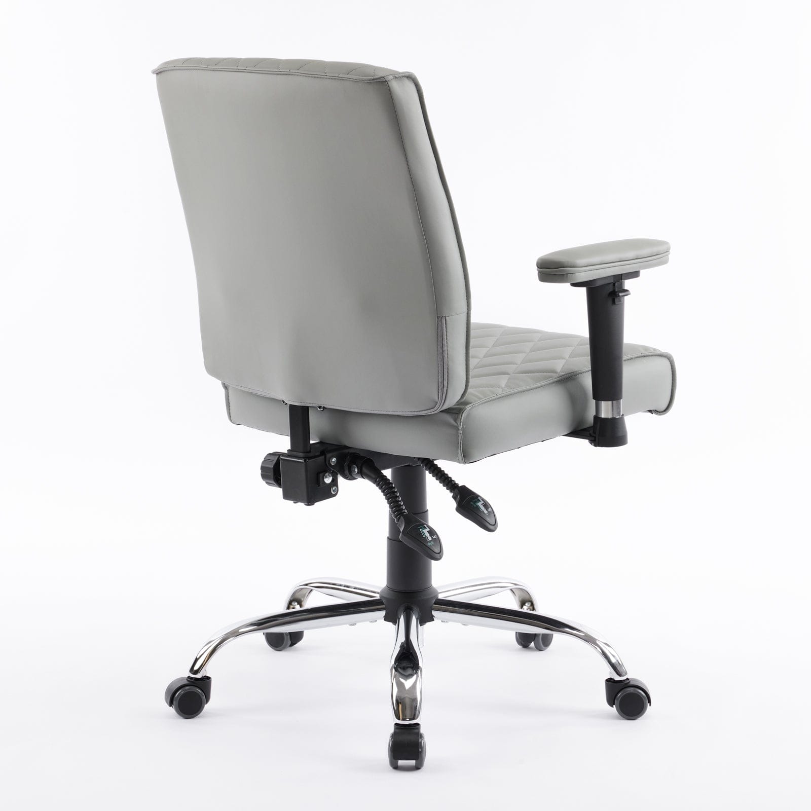 Delia Manicure Nail Salon Chair - Adjustable Pedicure Spa Stool with Wheels for Salon & Home Use - Perfect for Nail Technicians & Beauty Professionals