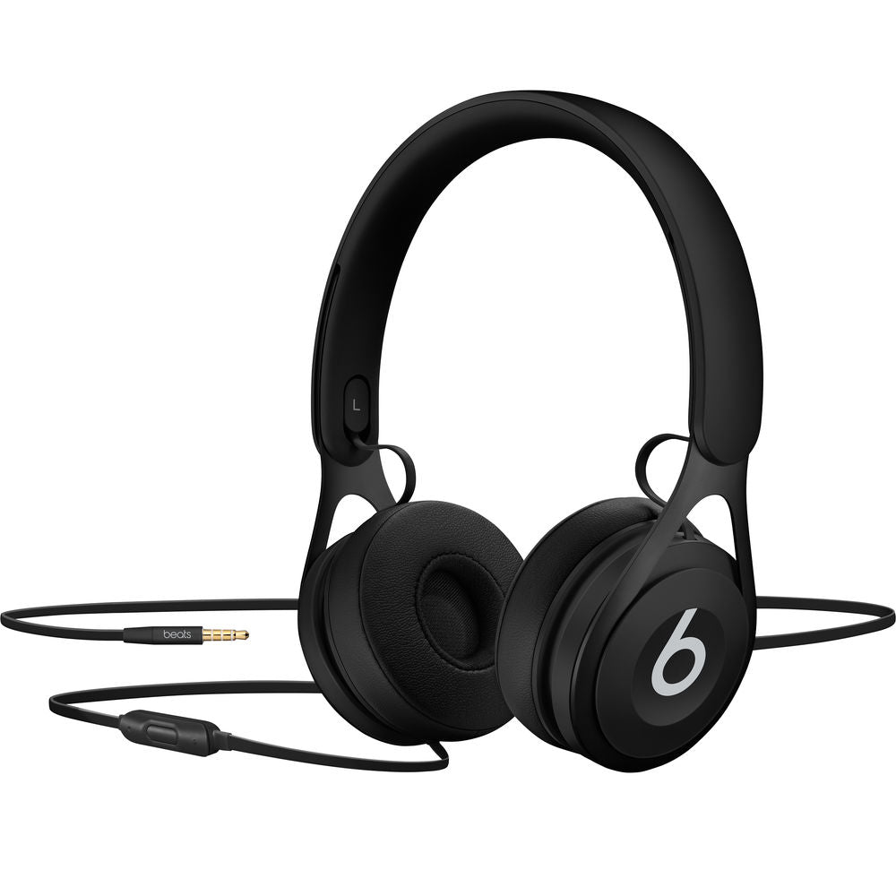 Beats by Dr. Dre Beats EP On-Ear Wired Headphones - Black | High-Quality Sound for Music, Gaming & Work | Perfect for Commuting, Travel & Office Use