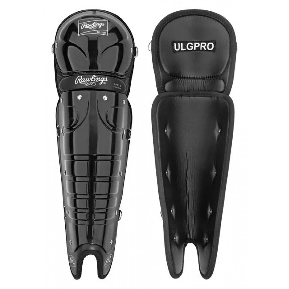 Rawlings Umpire Leg Guards ULGPRO - Professional Baseball Umpire Shin Guards for Safety & Comfort - Perfect for MLB, NCAA, and Youth Baseball Games