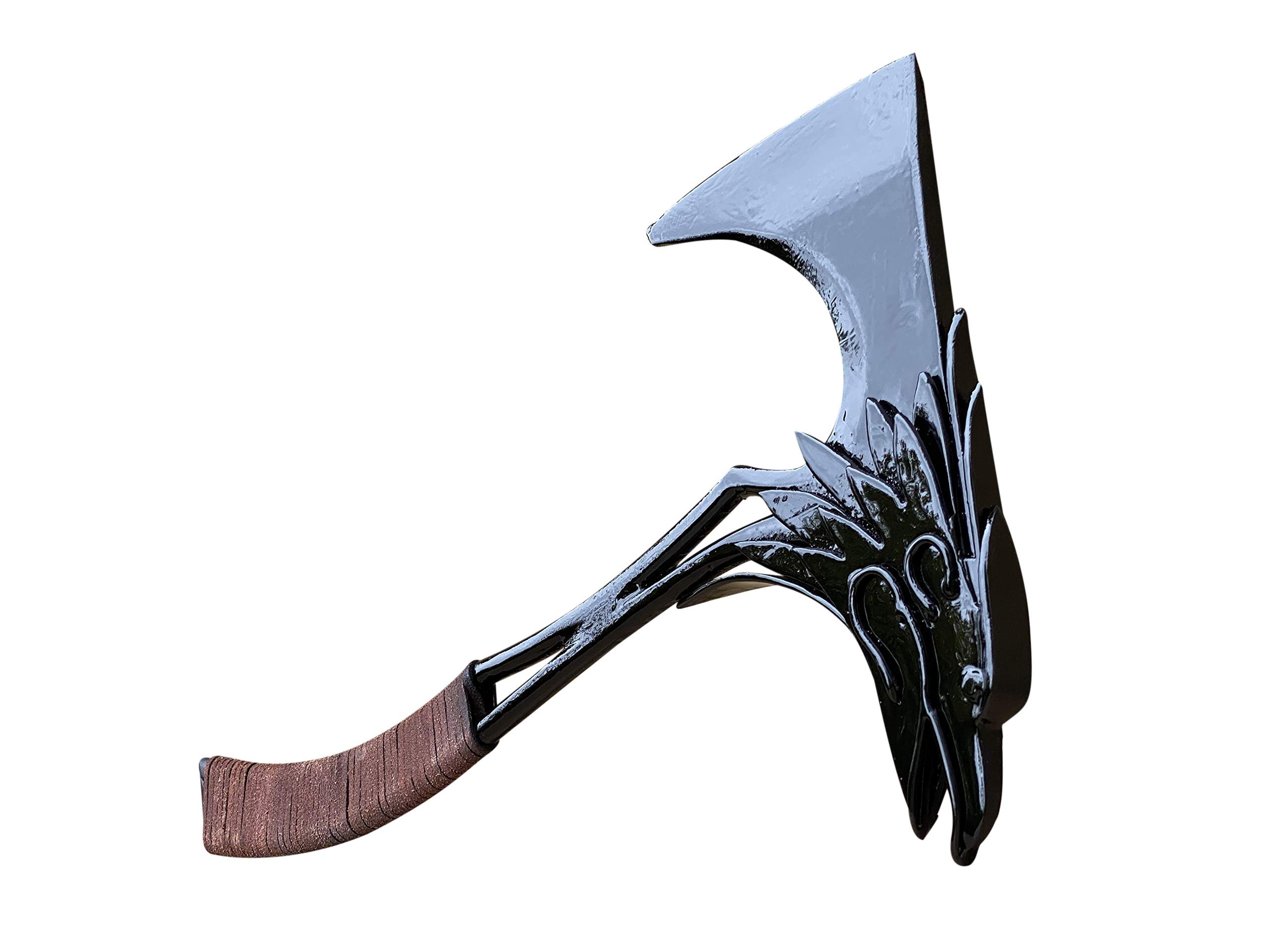 High-Quality Cosplay Axe Replica - Perfect Video Game Prop for Halloween, Christmas & Cosplay Events - Durable Steel & Iron Gift for Gamers & Collectors