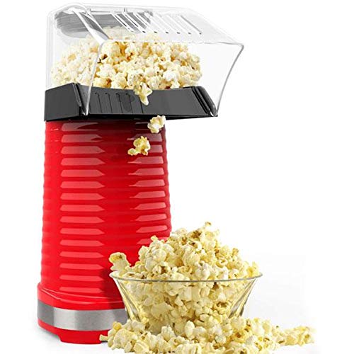 Arinda DIY Electric Hot Air Popcorn Popper Maker - Healthy Snack Machine for Home, Movie Nights & Kids Parties - Fast & Efficient Popcorn Maker for Family Fun