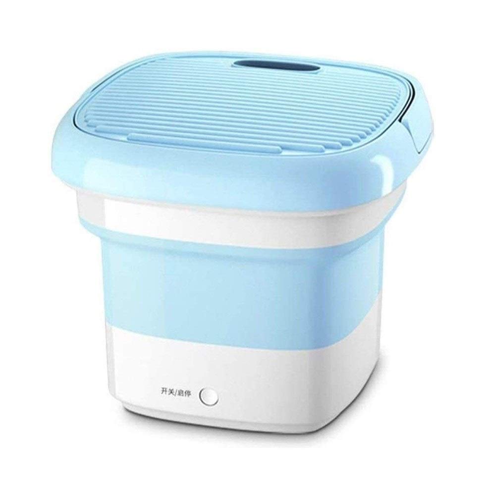 Compact Foldable Portable Washing Machine - Mini Ultrasonic Cleaning Washer for Underwear, Socks & Small Clothes | Perfect for Travel, Camping, Dorms & Apartments