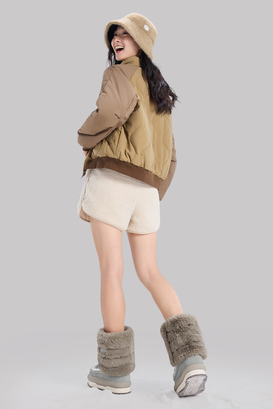 Cozy Women's Fleece Leg Warmers for Winter - Soft & Warm Knit Leggings for Yoga, Running, and Cold Weather Outfits