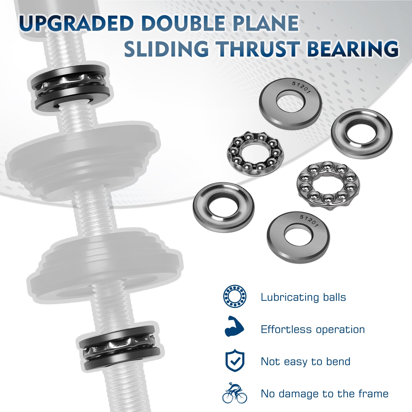 BUCKLOS Bike Headset Press Tool - Bottom Bracket Installation Kit with Bearing Press - Compatible with Most Bicycle Headsets & Press-Fit Bottom Brackets - Perfect for DIY Bike Repair & Maintenance at Home or Shop