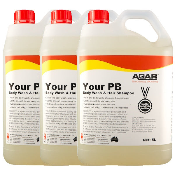 Premium PB Body Wash & Conditioning Shampoo Set - Sulfate-Free, Moisturizing for All Hair & Skin Types | Perfect for Daily Shower, Gym, Travel & Spa Days